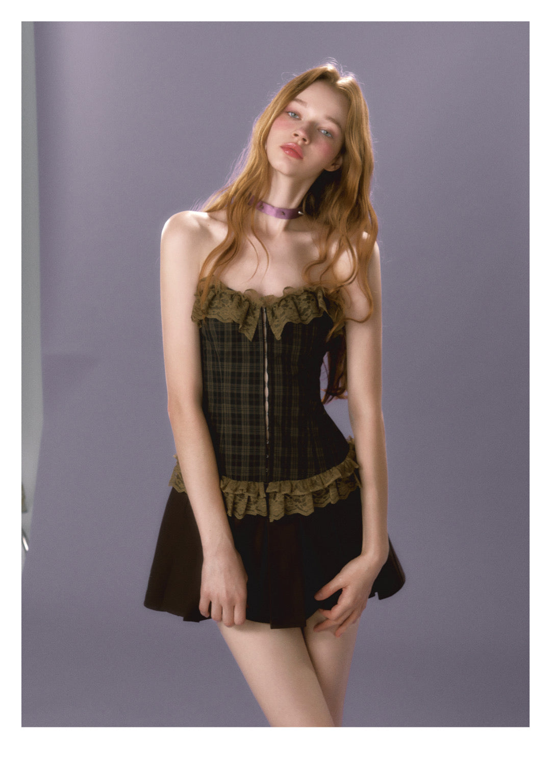 [E0064]Sexy vintage strapless dress